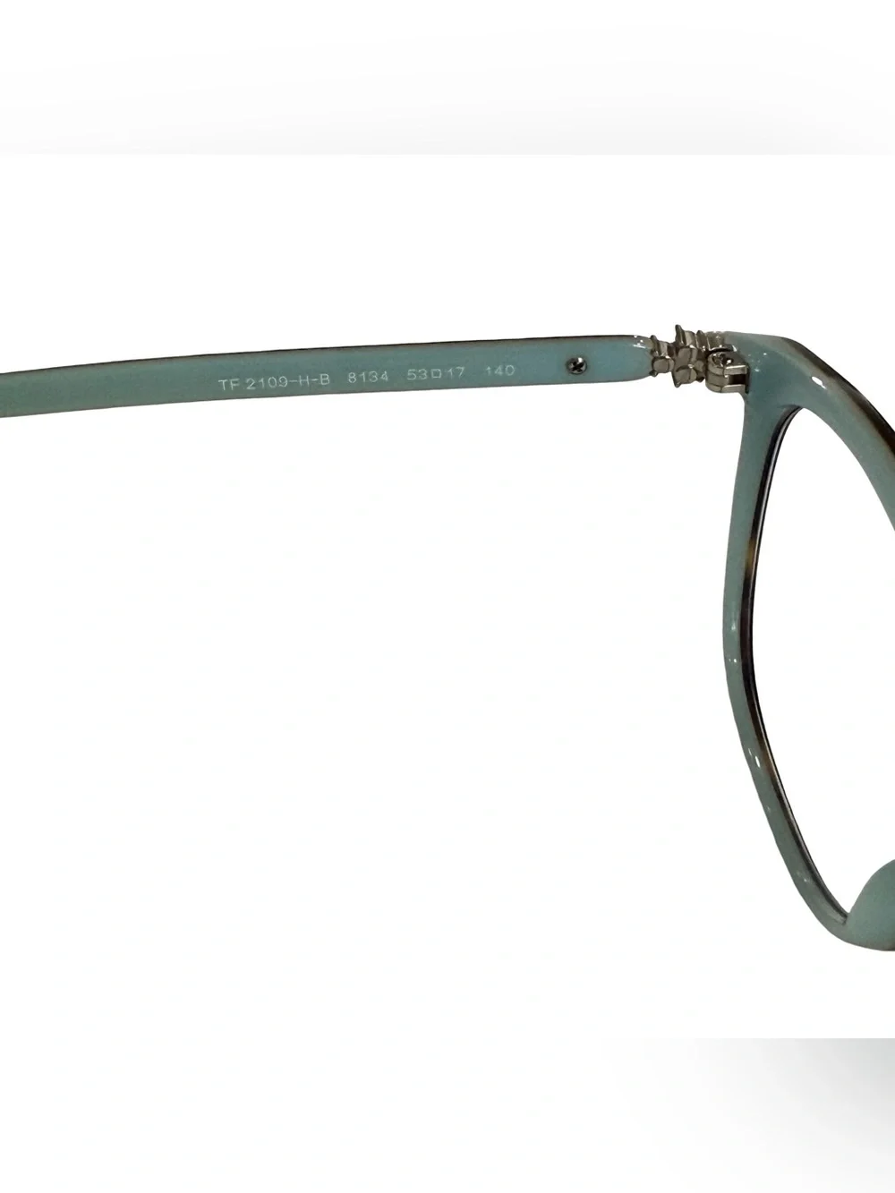 Tiffany & Co. TF2109-H-B 8134 Eyeglasses 53-17-140 Italy w/ Case & Box EUC Blue